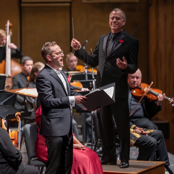 Chris Albanese performing as tenor soloist